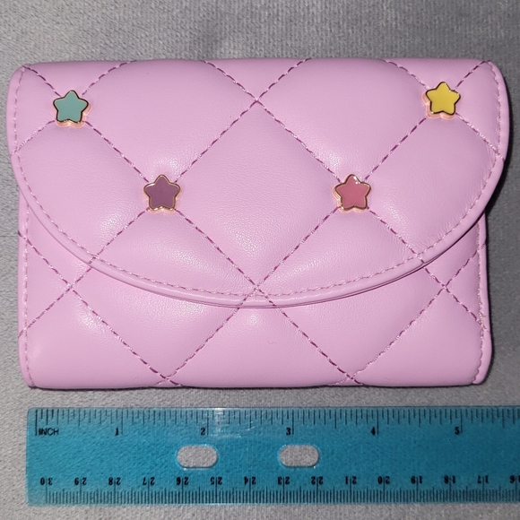 Quilted Wallet with Stars - Picture 5 of 16